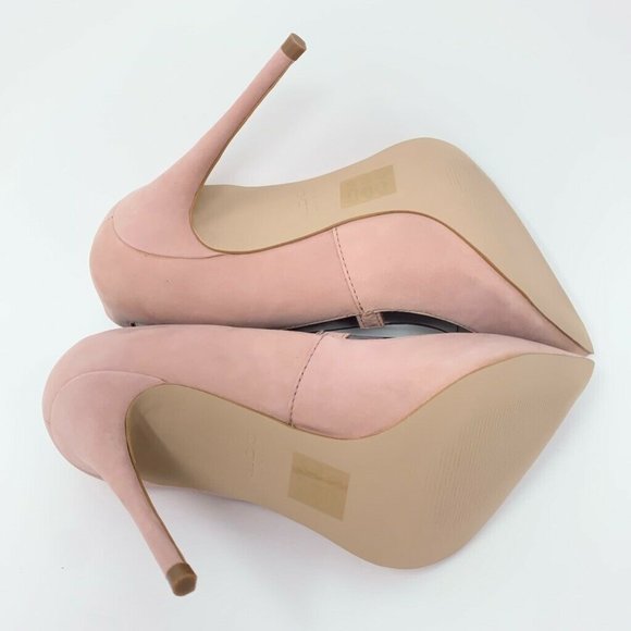 Aldo Elsinger Pump Shoes Pink Leather Stiletto New - Picture 6 of 15